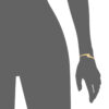 Montana Bangle in 925 Sterling Silver Plated Rhodium or 18K Gold Plated, view 3