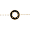 Load image into Gallery viewer, Mystigrey Alyssa 18K Gold Plated Bracelet for Women Gold Black Agate
