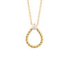 Tilly Necklace in 925 Sterling Silver Plated Rhodium or 18K Gold Plated, view 3