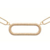 Oriana II Necklace in 925 Sterling Silver Plated Rhodium or 18K Gold Plated