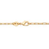 Paige Square Necklace in 925 Sterling Silver Plated Rhodium or 18K Gold Plated, view 2