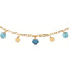 Bella Blue Necklace in 18K Gold Plated