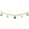 Load image into Gallery viewer, Mystigrey Bella 18K Gold Plated Necklace Blue
