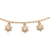 Mystigrey Sunlight Dangle 18K Gold Plated Necklace Cubic Zirconia
