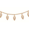 Amelia Necklace in 925 Sterling Silver Plated Rhodium or 18K Gold Plated