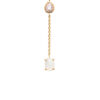 Adelaide White & Pink Long Necklace in 18K Gold Plated, view 2