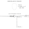 Chloe N3 Necklace in 925 Sterling Silver Plated Rhodium, view 4