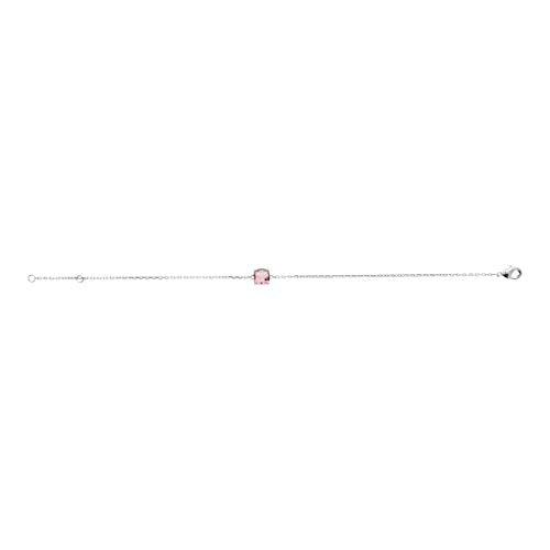 Alizee Lilly Bracelet in 925 Sterling Silver Plated Rhodium, view 7
