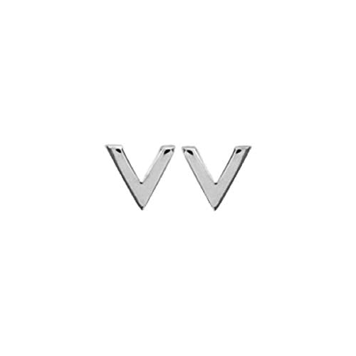 Aria V Earrings in 925 Sterling Silver Plated Rhodium or 18K Gold Plated, view 8