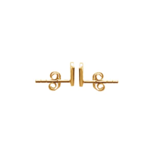 Aria V Earrings in 925 Sterling Silver Plated Rhodium or 18K Gold Plated, view 2