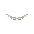 Stella Dangling Star Earrings in 925 Sterling Silver Plated Rhodium or 18K Gold Plated, view 8