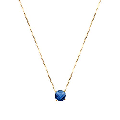 Alizee Gemma Pendant in 925 Sterling Silver Plated Rhodium or 18K Gold Plated, view 8