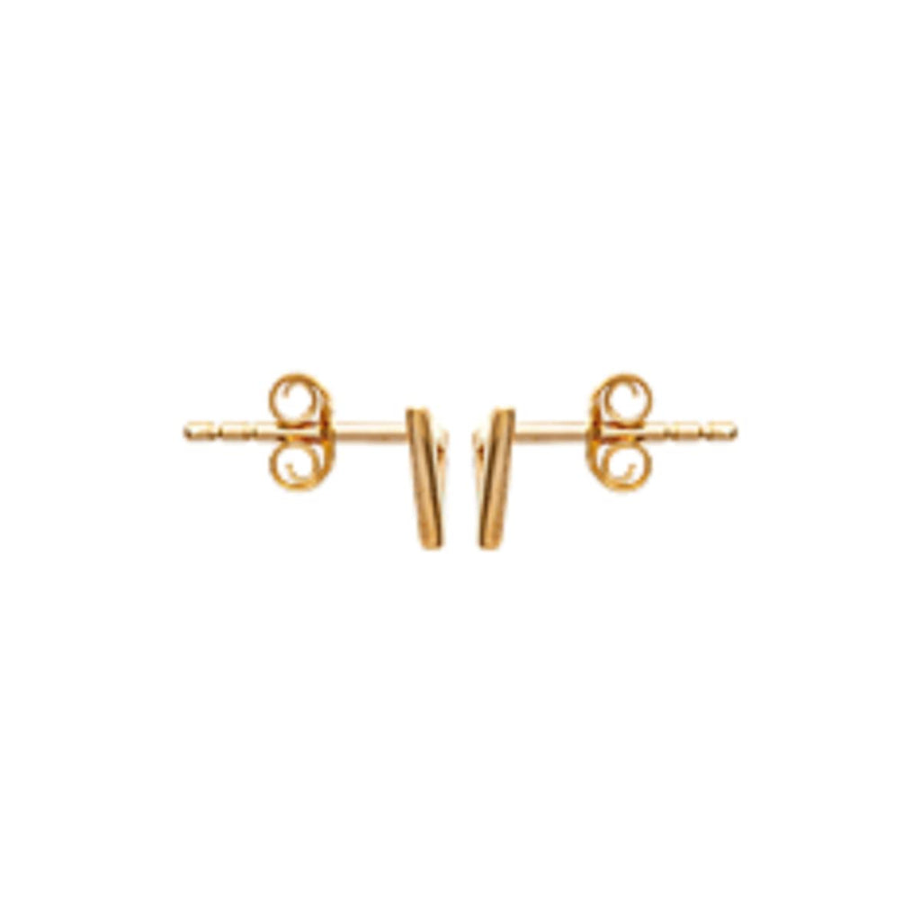 Aria Triangle Small Earrings in 925 Sterling Silver Plated Rhodium or 18K Gold Plated, view 8