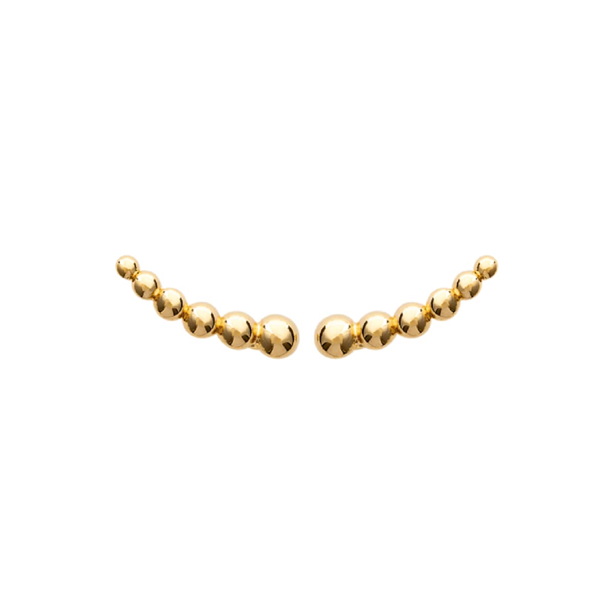 Olivia Climber Earrings in 925 Sterling Silver Plated Rhodium or 18K Gold Plated