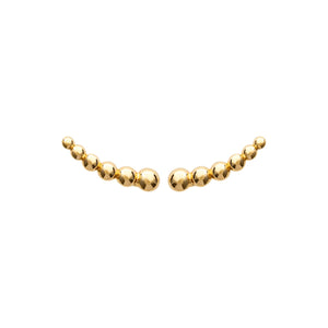 Mystigrey Olivia 18K Gold Plated Climber Earrings for Women