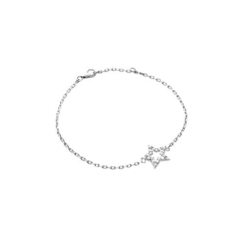 Stella Bracelet in 925 Sterling Silver Plated Rhodium or 18K Gold Plated, view 7