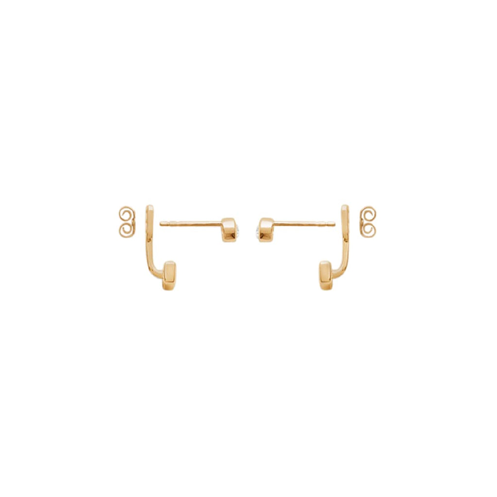 Jessica Jacket Earrings in 925 Sterling Silver Plated Rhodium or 18K Gold Plated, view 10