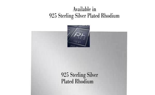 Aria Triangle Small Earrings in 925 Sterling Silver Plated Rhodium or 18K Gold Plated, view 5