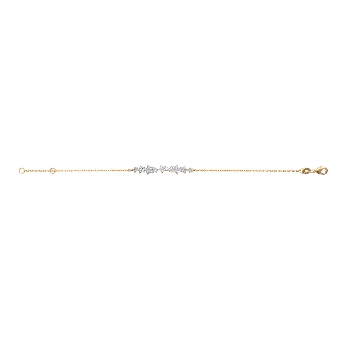 Stella Bracelet in 925 Sterling Silver Plated Rhodium or 18K Gold Plated