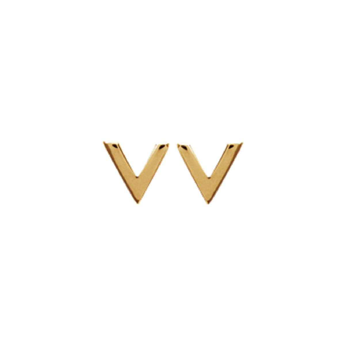 Aria V Earrings in 925 Sterling Silver Plated Rhodium or 18K Gold Plated