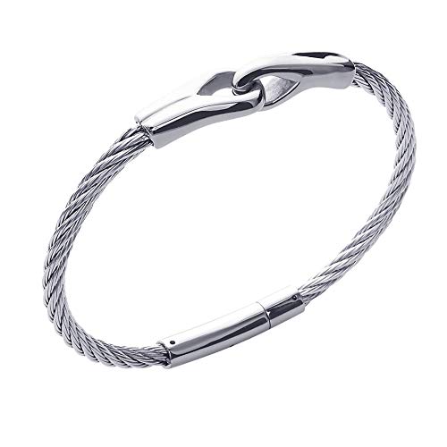 Men's Zachary Bangle in stainless steel