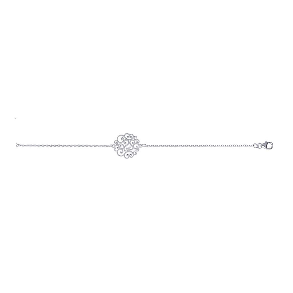 Arabella Bracelet in 925 Sterling Silver Plated Rhodium or 18K Gold Plated, view 2