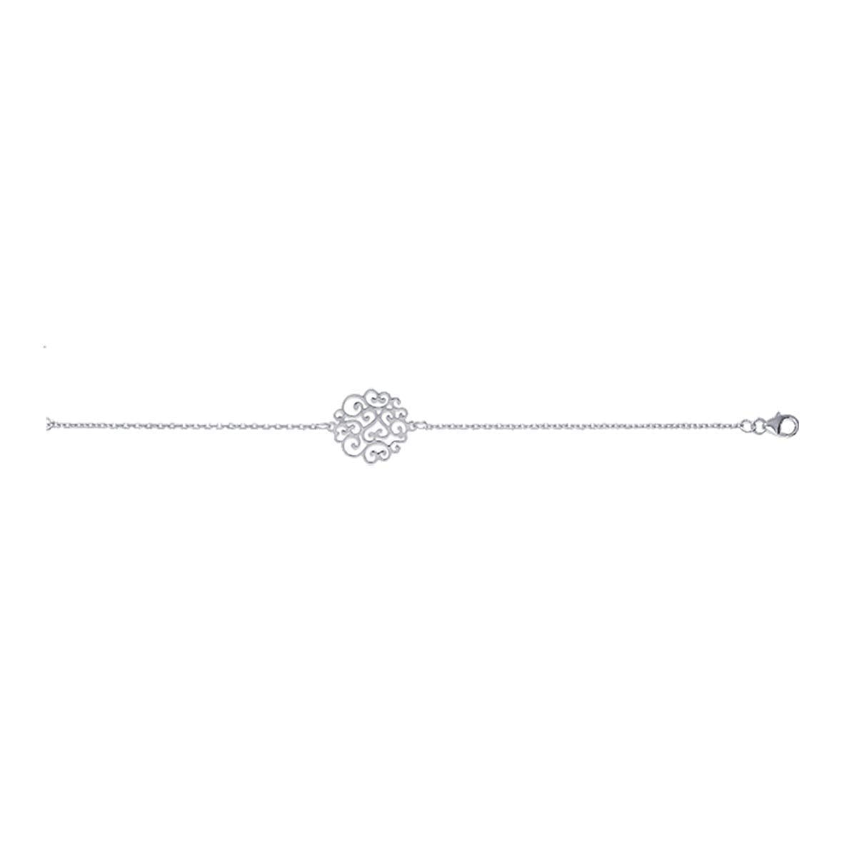 Arabella Bracelet in 925 Sterling Silver Plated Rhodium or 18K Gold Plated, view 2
