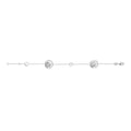 Tamara Mother of Pearl Bracelet in 925 Sterling Silver Plated Rhodium or 18K Gold Plated, view 3