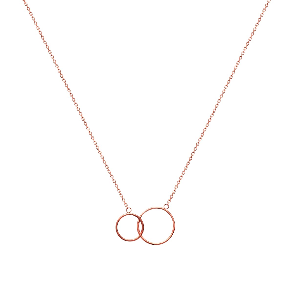 Lola Mother Daughter Necklace in 925 Sterling Silver Plated Rhodium or 18K Gold Plated