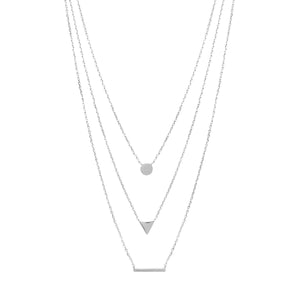 Mystigrey Victoria 18K Gold Plated Necklace for Women 3 Chains