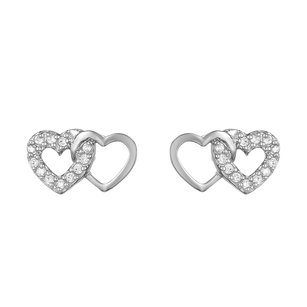 Milena Two Hearts Earrings