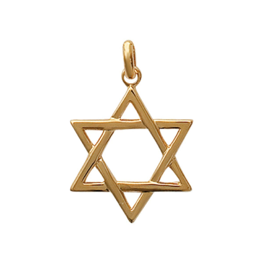 Star Pendant in 925 Sterling Silver Plated Rhodium or 18K Gold Plated