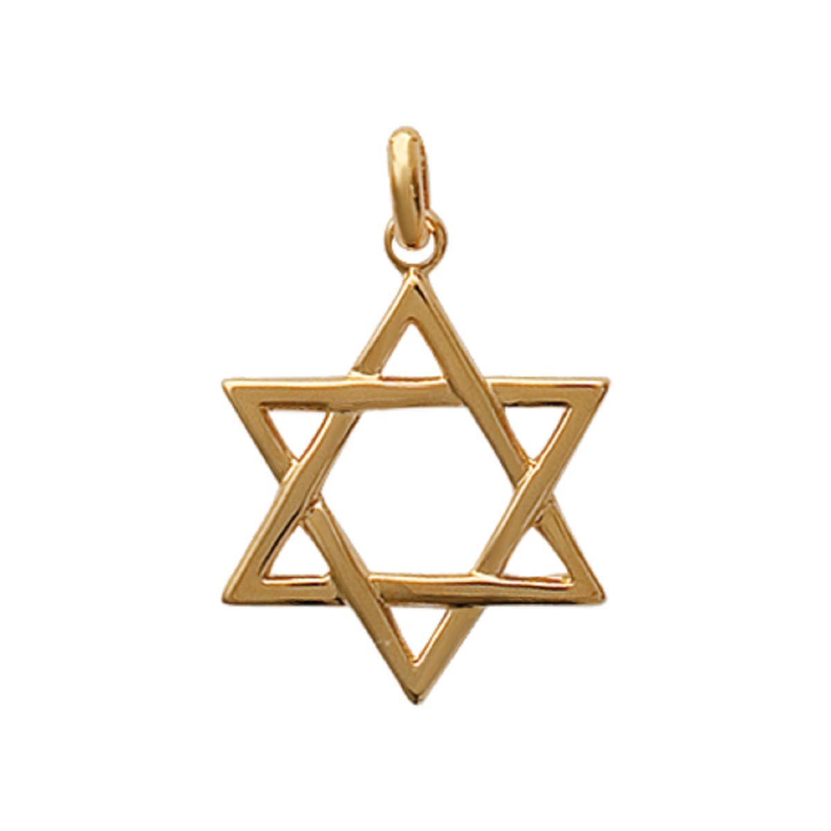 Star Pendant in 925 Sterling Silver Plated Rhodium or 18K Gold Plated