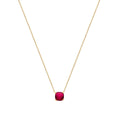 Alizee Gemma Necklace in 925 Sterling Silver Plated Rhodium