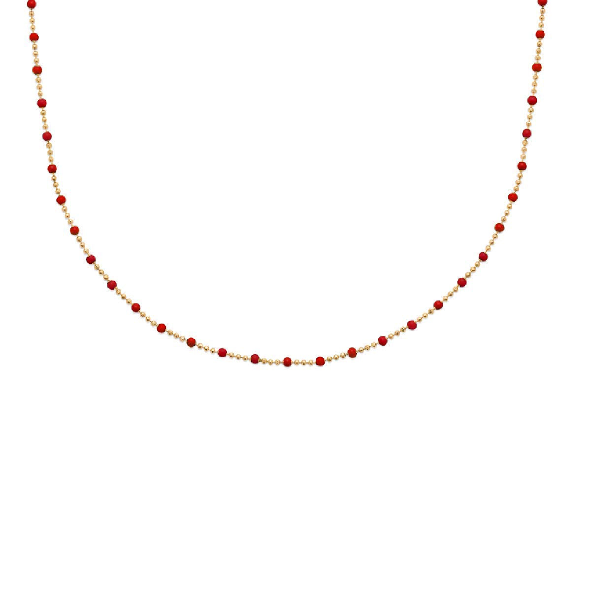 Georgette Necklace in 18K Gold Plated, view 8