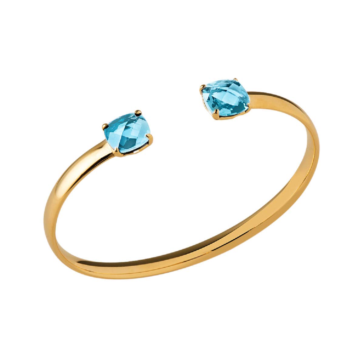 Alizee Marina Bangle in 18K Gold Plated, view 4