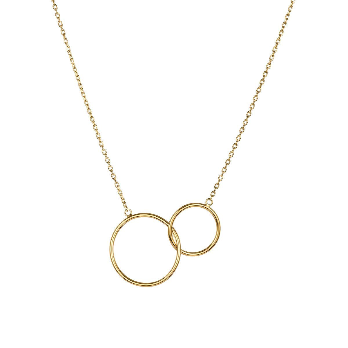 Lola Mother Daughter Necklace in 925 Sterling Silver Plated Rhodium or 18K Gold Plated, view 8