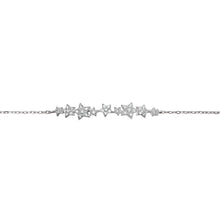 Load image into Gallery viewer, Mystigrey Stella .925 Sterling Silver Plated Rhodium Necklace for Women with Cubic Zirconia
