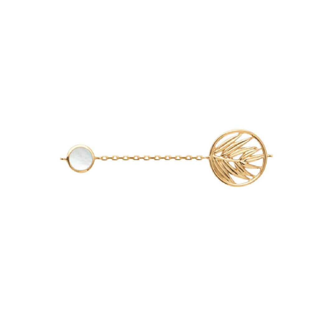 Tamara Mother of Pearl Bracelet in 925 Sterling Silver Plated Rhodium or 18K Gold Plated