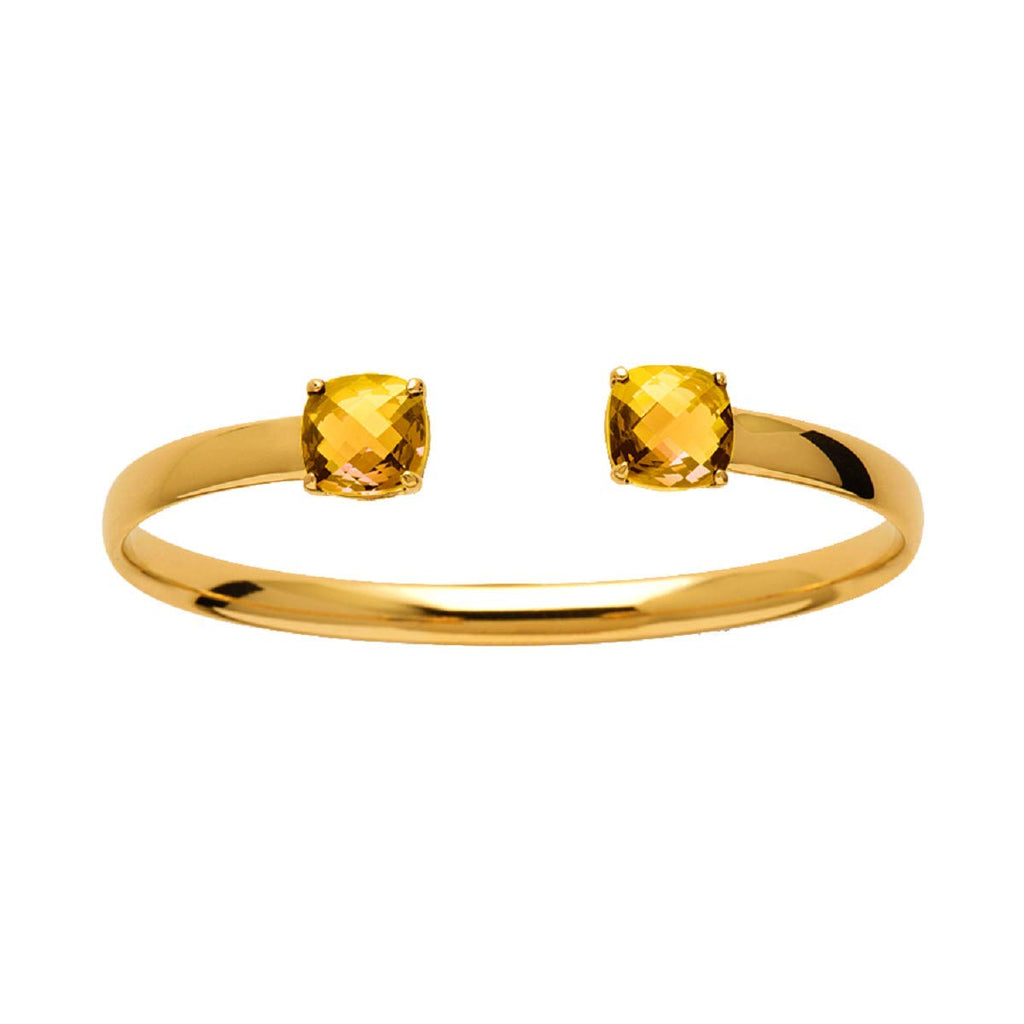 Alizee Marina Bangle in 18K Gold Plated, view 7