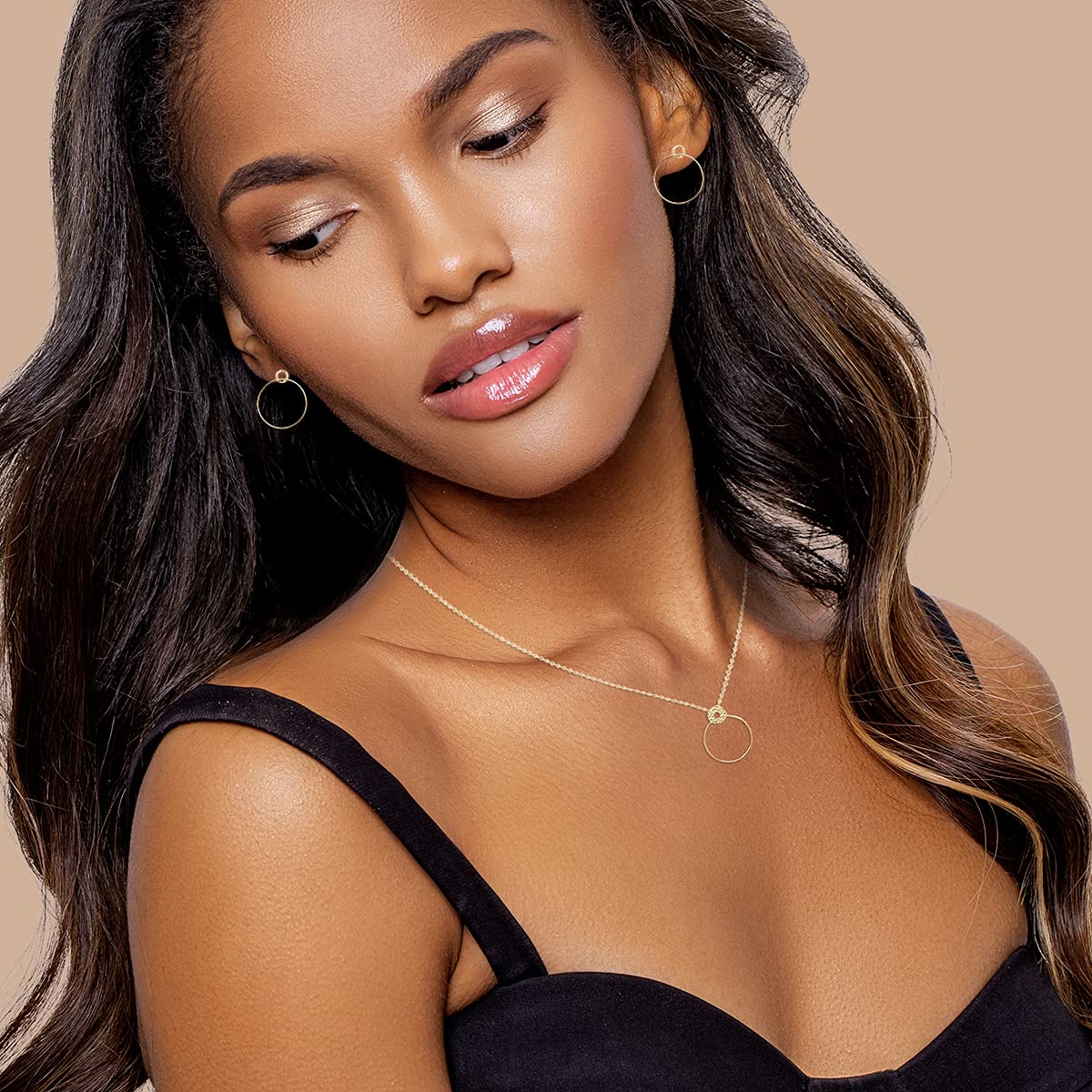 Savannah Necklace in 18K Gold Plated, view 2