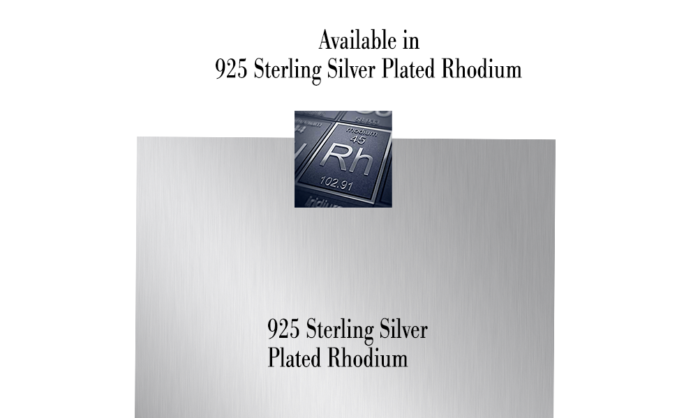 Mystigrey .925 Sterling Silver Plated Rhodium Bracelet for Women with Solitary Cubic Zirconia