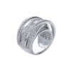 Chantel Ring in 925 Sterling Silver Plated Rhodium or 18K Gold Plated, view 4