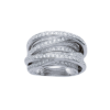 Chantel Ring in 925 Sterling Silver Plated Rhodium or 18K Gold Plated, view 5