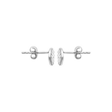 Load image into Gallery viewer, Mystigrey Amie .925 Sterling Silver Plated Rhodium and 18K Gold Plated Earrings for Women with Cubic Zirconia or Turquoise
