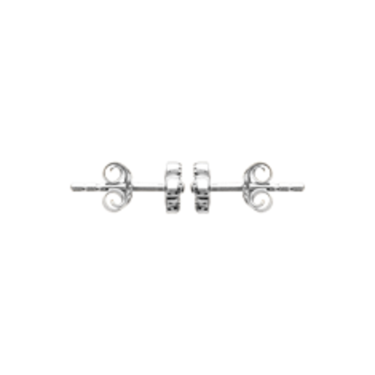 Mystigrey Flore .925 Sterling Silver Plated Rhodium and 18K Gold Plated Stud Flower Earrings for Women with Cubic Zirconia