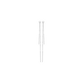 Liberty Dangle Earrings in 925 Sterling Silver Plated Rhodium