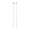 Gaelle Dangling Earrings in 925 Sterling Silver Plated Rhodium or 18K Gold Plated