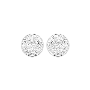 Mystigrey Calysta .925 Sterling Silver Plated Rhodium and 18K Gold Plated Earrings for Women with Cubic Zirconia