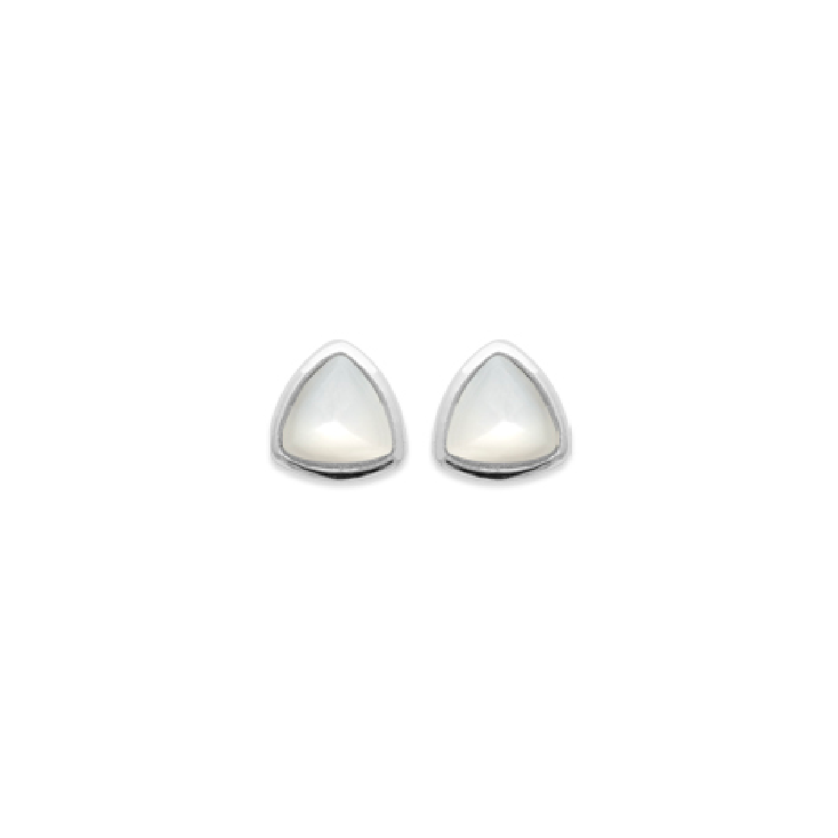 Mystigrey Montana .925 Sterling Silver Plated Rhodium and 18K Gold Plated Earrings for Women Black Agate